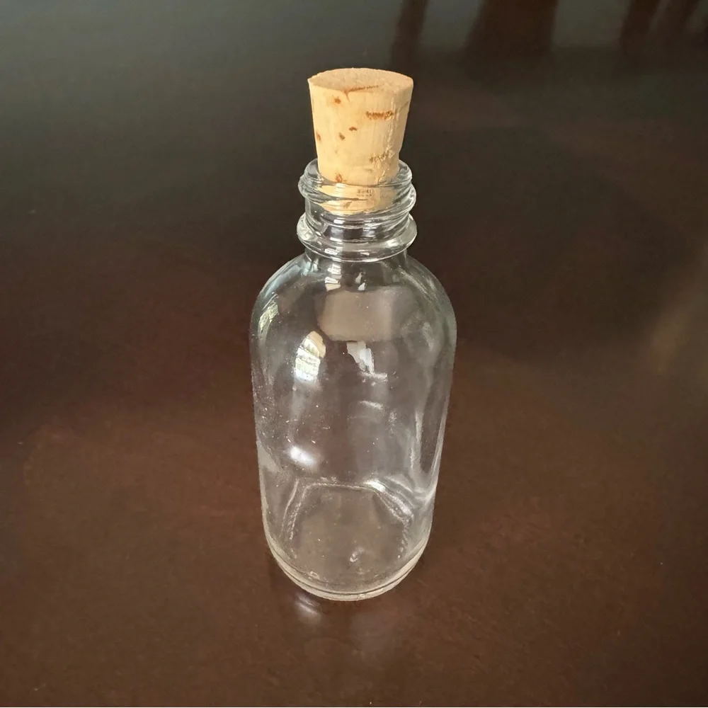 Lot of Corked Glass Bottles | Party Favors | Limoncello | Olive Oil | Glass Jar